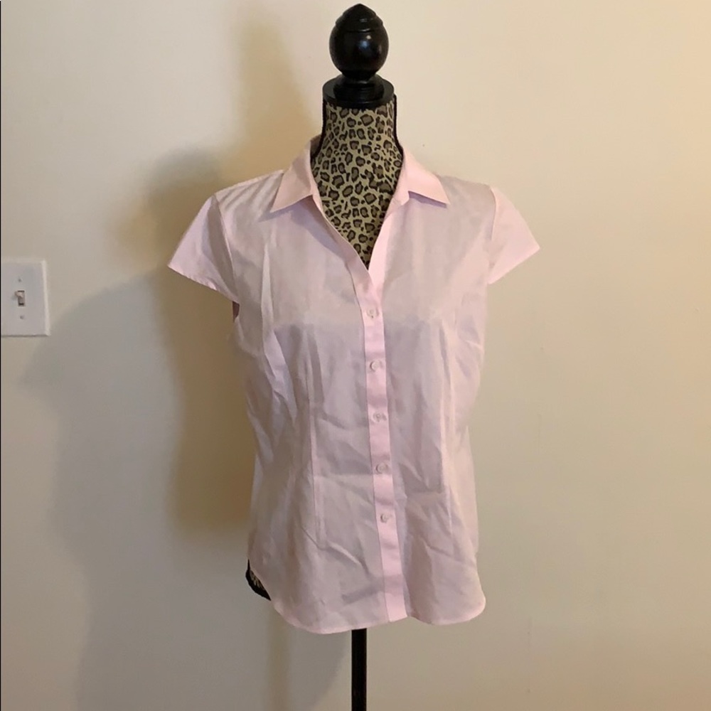 Light Pink Jones New York button blouse